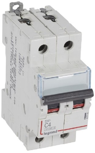 Выключатель автоматический Legrand DX3-E 6000 2п 4А C 10кА картинка